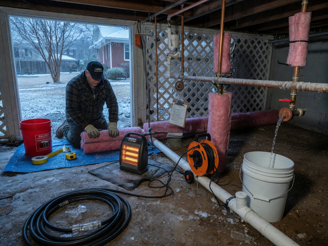 How to prevent frozen pipes in a Triangle winter
