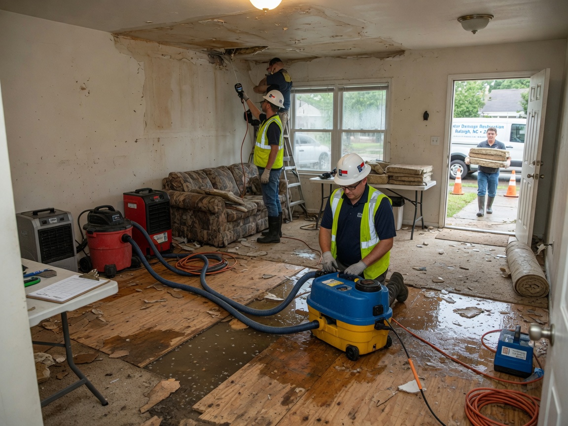 Water Damage Restoration in Zebulon, NC 27597