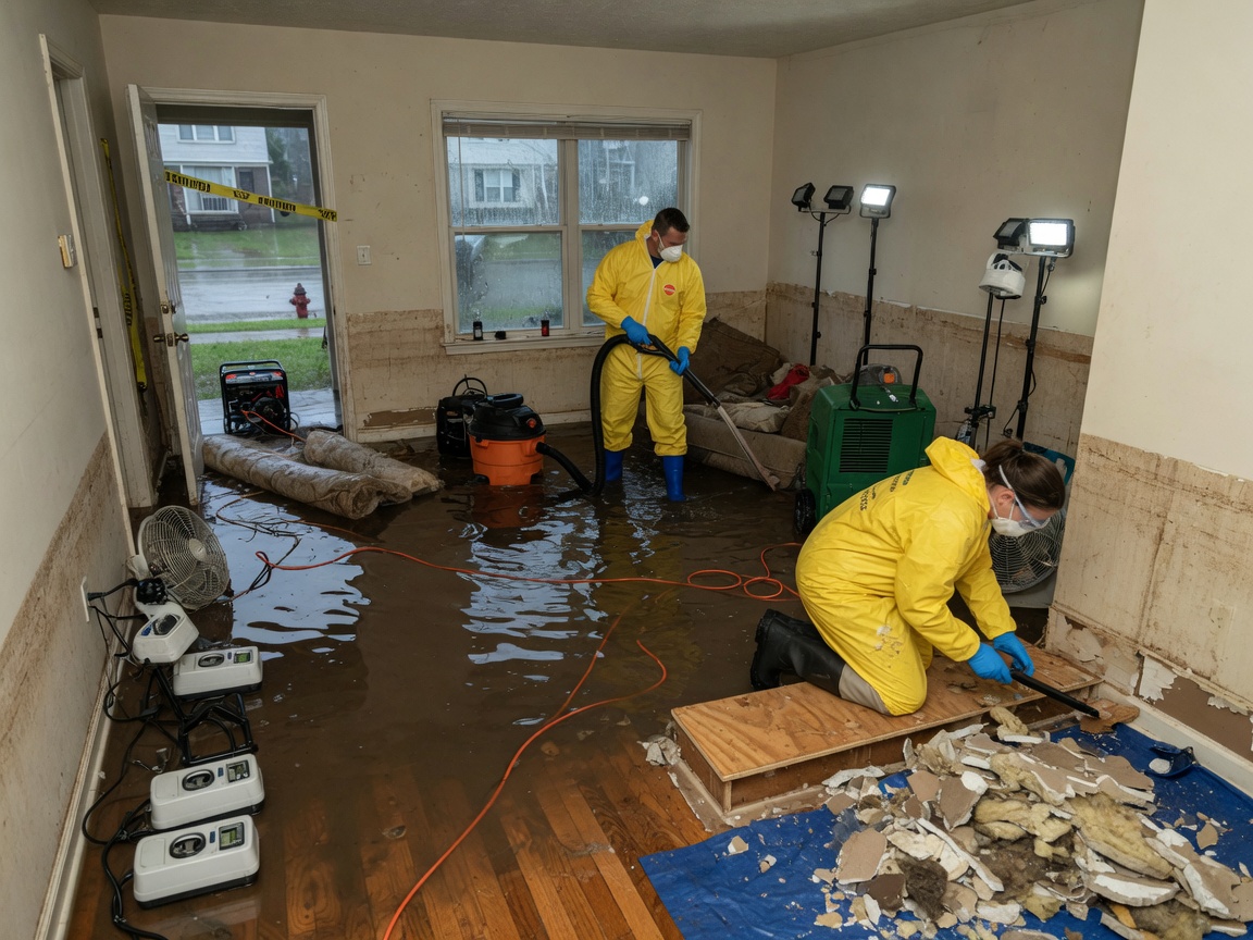 Storm Flood Cleanup in Raleigh, NC